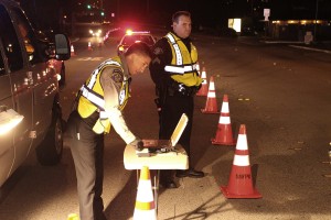 Sgt. Marty Mahon and Police Explorer Oliver Reich