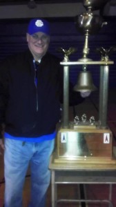 SSFHS Alum Rhod Wallace proudly shows off THE Bell