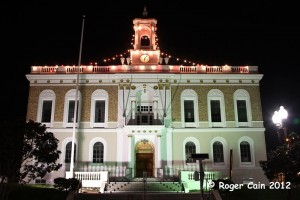 City Hall decked out for Christmas