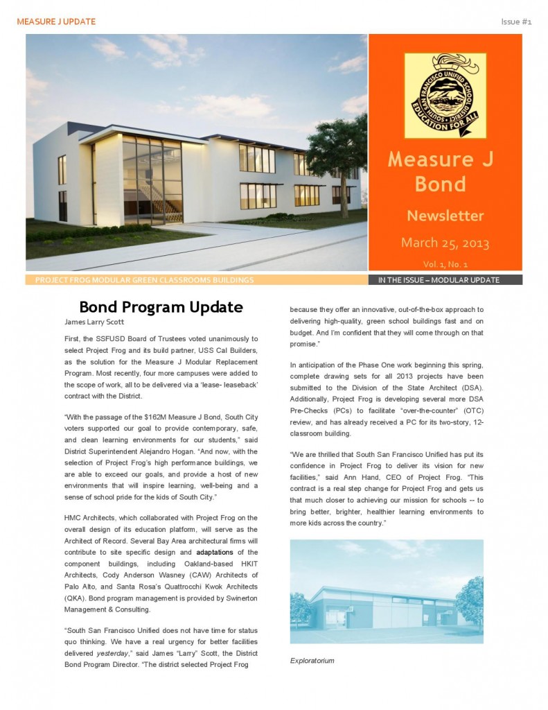 South San Francisco Measure J newsletter Mar 2013-page-001