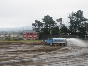 The upper field as it looked this past week. Photo: Coach Jake