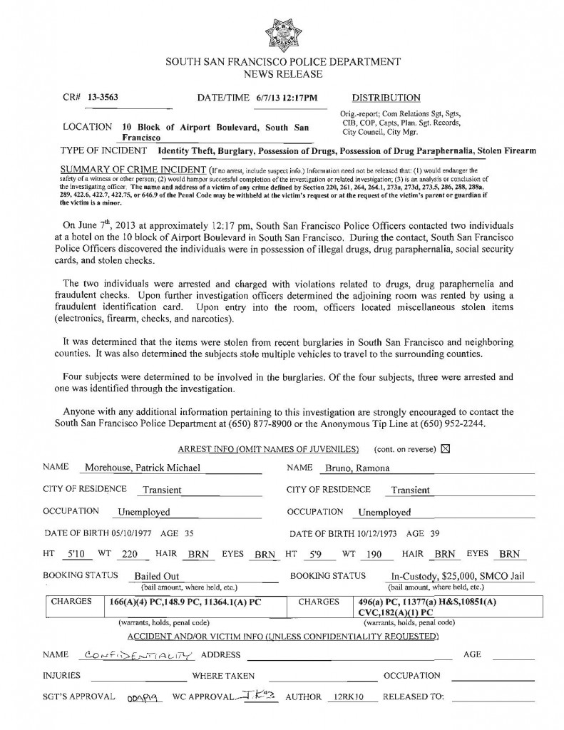 SSFPD 6.7.2013 Identity theft poss drugs firearm-page-001