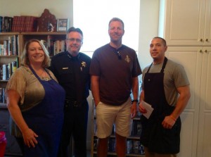 Thank you to SBPD Chief Neil Telford and Lt. Caldwell for their support