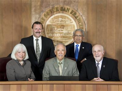 Current City Council; 4 of these 5 seats are open for this November election