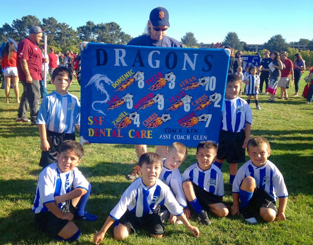 SSF Dental Care are the proud sponsors of AYSO team DRAGONS. 