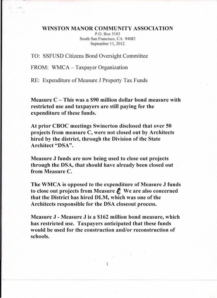 WMCA to Oversight Bd 1