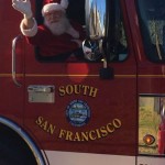 Santa cruising in Winston Manor Photo: Pat Murray