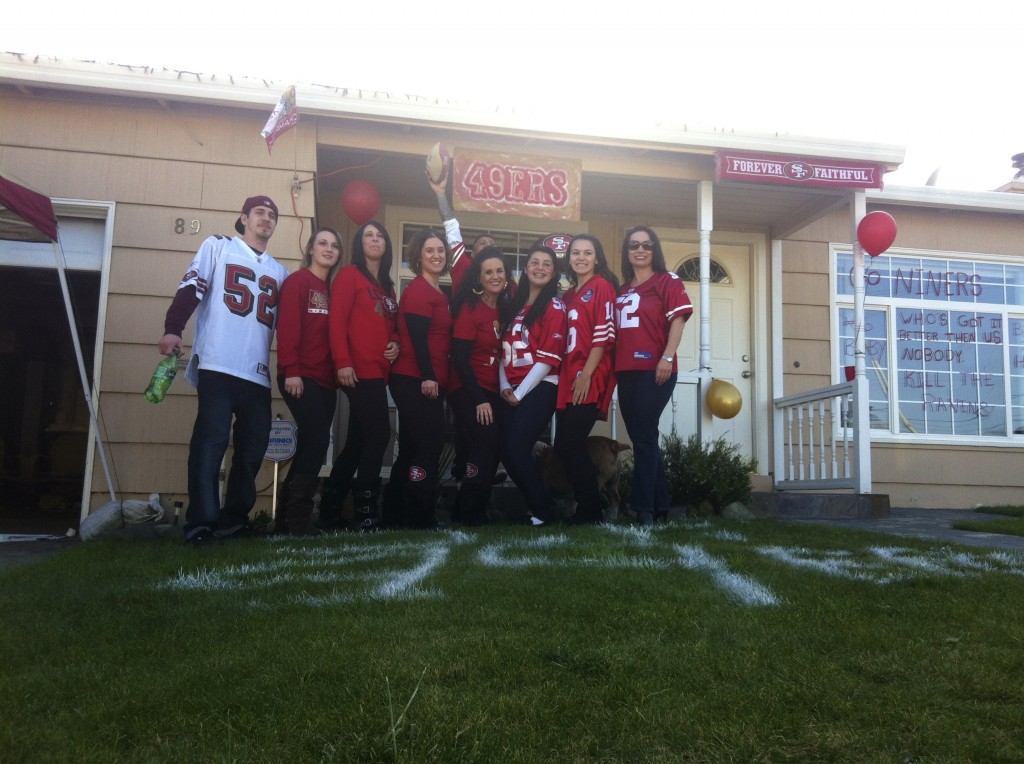 The Sotelo Family and Friends GO NINERS! Photo Dawn Sotelo