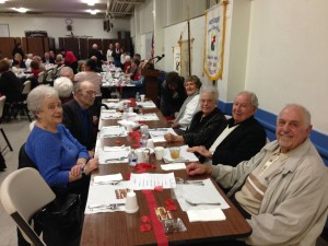 Members enjoying the evening