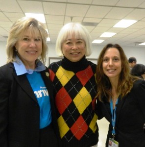 Sheila Fusaro, AMGA, SSF Mayor Karyl Matsumoto and Stacey Wagner Director Public Affairs San Mateo 