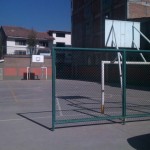 Dual sport basketball hoop/ soccer goal 