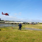 US Coast Guard preparing to land