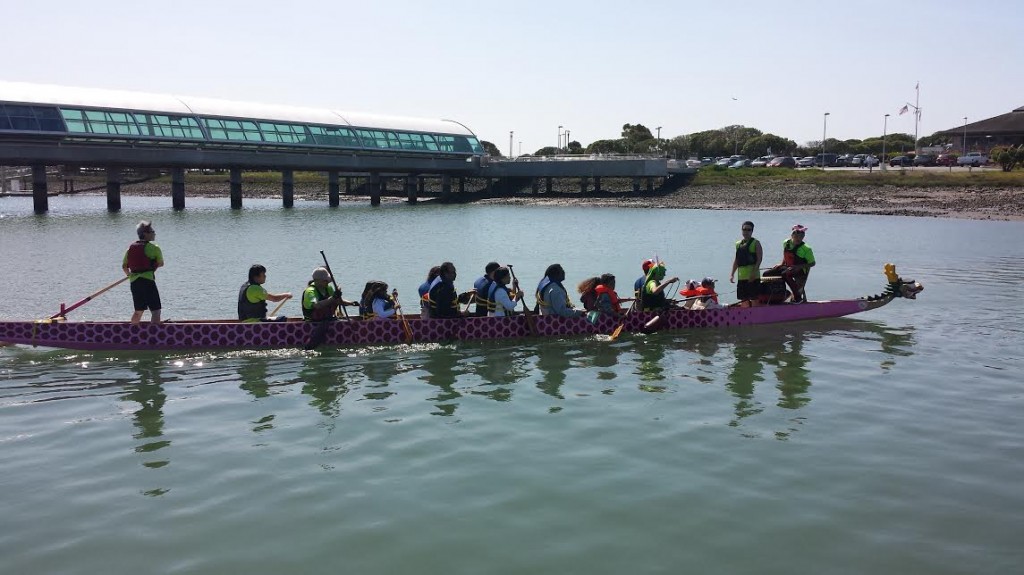 Photo: SMC Harbor District Citanina Tan & Rose Gao Oyster Point Dragons Non-profit Dragon Boat Sport Team www.OysterPointDragons.org