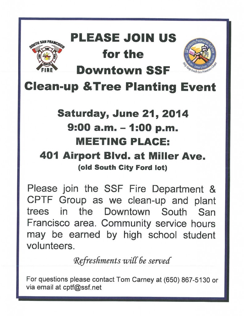 Flyer June 2014 downtown clean up