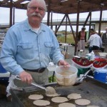 The outdoor pancake breakfast is the Best! 