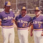 Coaches (L-R) John Quintell, Dan Bonetti and Tom Lara guided the San Bruno Joe DiMaggio team.  San Bruno baseball