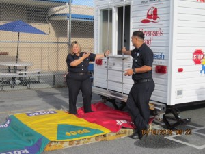 Fire Prevention Month 1 Fire trailer