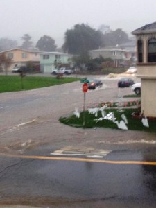 Avalon Drive Manhole flying Photo: Janel Christensen