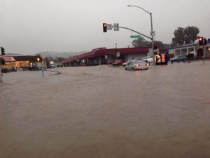 ECR at Brentwood flooding  Photo: Danielle Milhorn