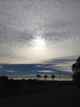 The sky from Sierra Point sent to us by Leticia Ortiz Ramirez 