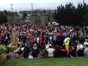 The Pilgrimage of Our Lady of Guadalupe procession at Holy Cross Cemetery Photo courtesy Holy Cross Cemetery 