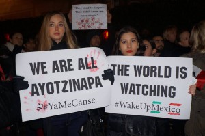 London Demo in Solidarity with Ayotzinapa 11.28.2014 Photo: dorset chiapas solidarity