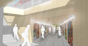 The proposed underground passage way