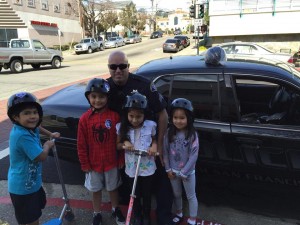 Some of the happy recipients with Officer Chetcuti  