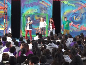 ETP performed "Nightmare on Puberty Street" to all the students at Parkway Heights Middle School