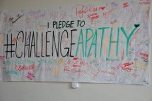 ECHS students gathered signatures #challengeapathy