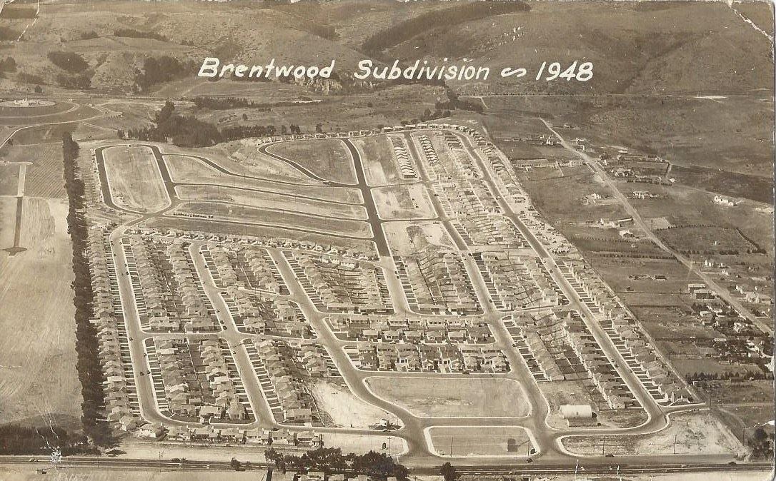 The 1948 Brentwood neighborhood which Ray Bagley helped build and still lives there today. Photo: Bonnie Tognetti