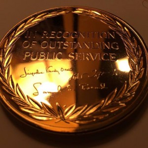 The Jefferson Award recognizes outstanding pubic service