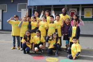 Kaiser Permanente's Educational Theatre program that took place at SSF's Los Cerritos Elementary school in the playground