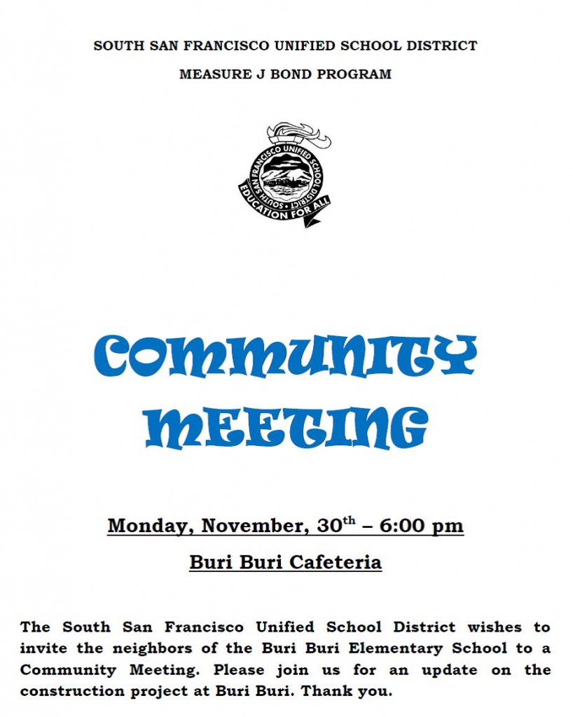 Community Meeting Nov 30 2015