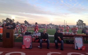 Coach Jake presented the honors to Lou & Los Photo: Coach Jake