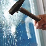 burglary smash window