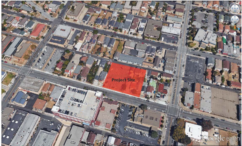 The 5 story, 81 unit Senior Housing is proposed for Miller at Tamarack