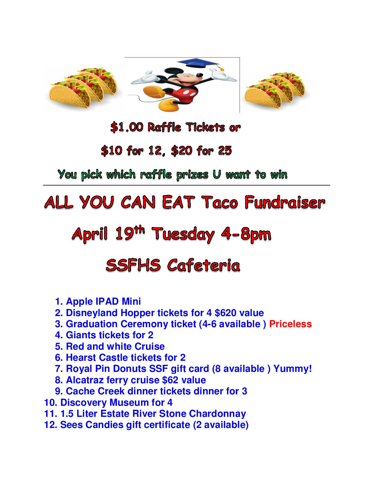 taco all u can eat raffle ticket items list april 19 2016 revised!!!!!!!#-page-001