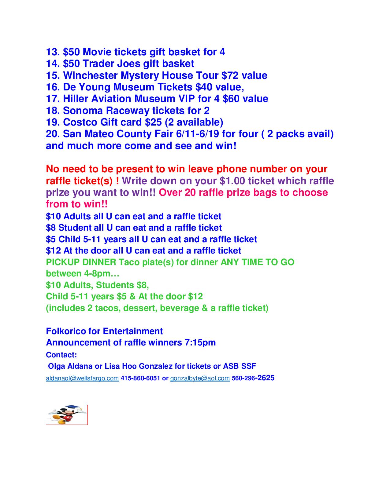 taco all u can eat raffle ticket items list april 19 2016 revised!!!!!!!#-page-002