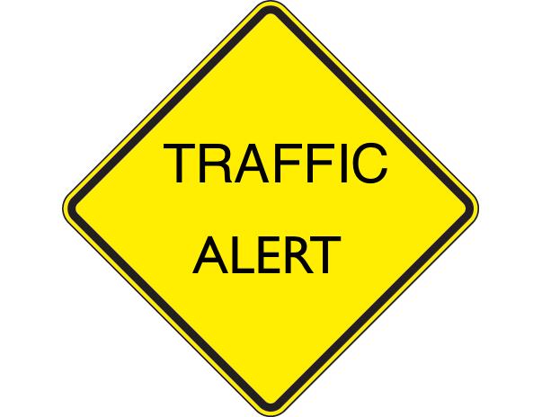 Traffic alert sign