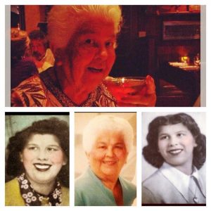 Lydia through the years. She worked at Galli's Bakery for over 20 of them!