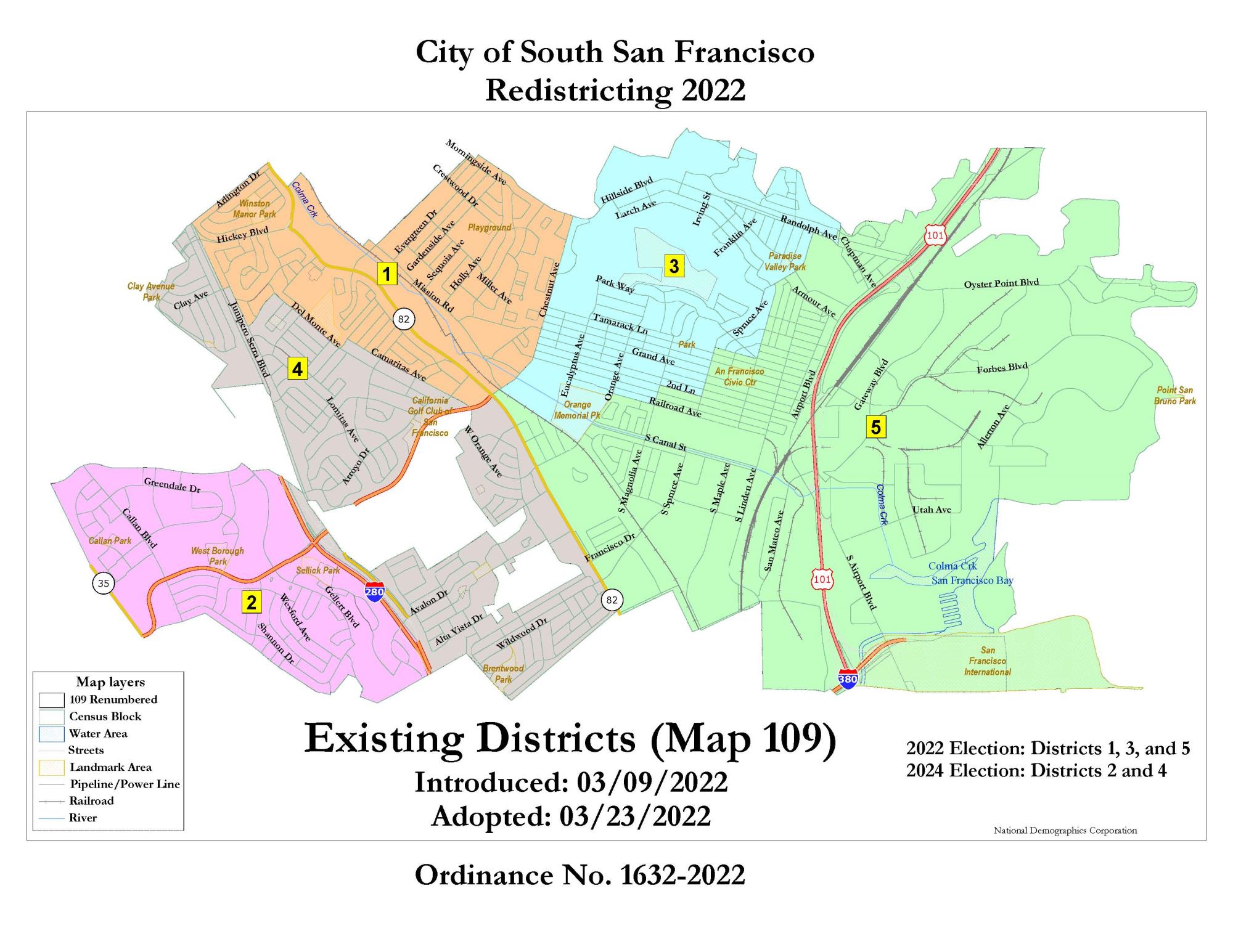 City Council map