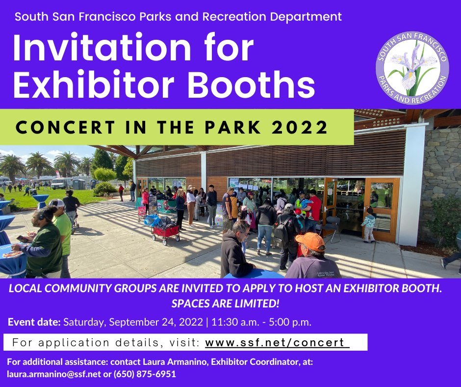 An invitation for exhibitor booths