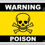 Warning poison logo